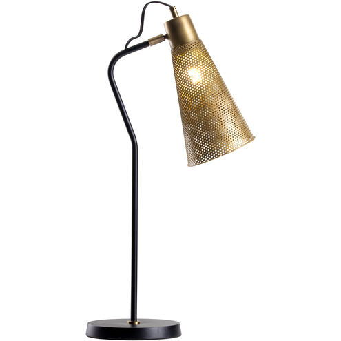 Dawn 25.75 inch 40.00 watt Antique Brass / Matte Black Table Lamp Portable Light